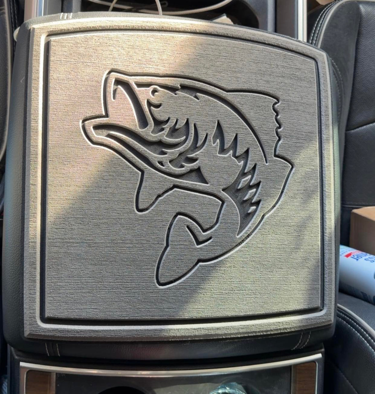 2019-2026 DODGE RAM RUGGED FOAM FULL CONSOLE TOPPER (Black/Red Bass)