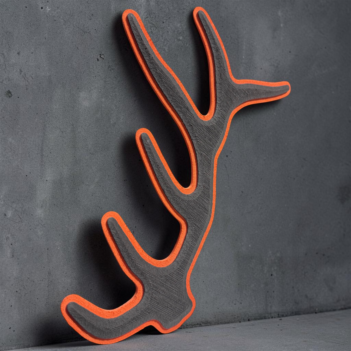 Rugged Foam Elk 3D Window Decal