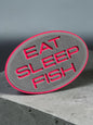 XTREMEMARINE FOAM EAT SLEEP FISH 4x6 Decals