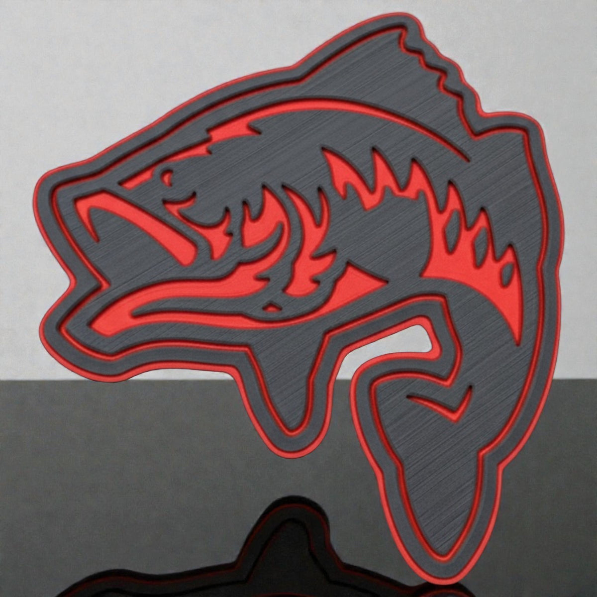 12”x12” XtremeMarine Foam Bass Decal