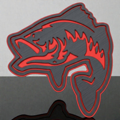 12”x12” XtremeMarine Foam Bass Decal