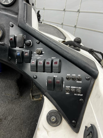 Early Skeeter ZX “flat” style switch panel.