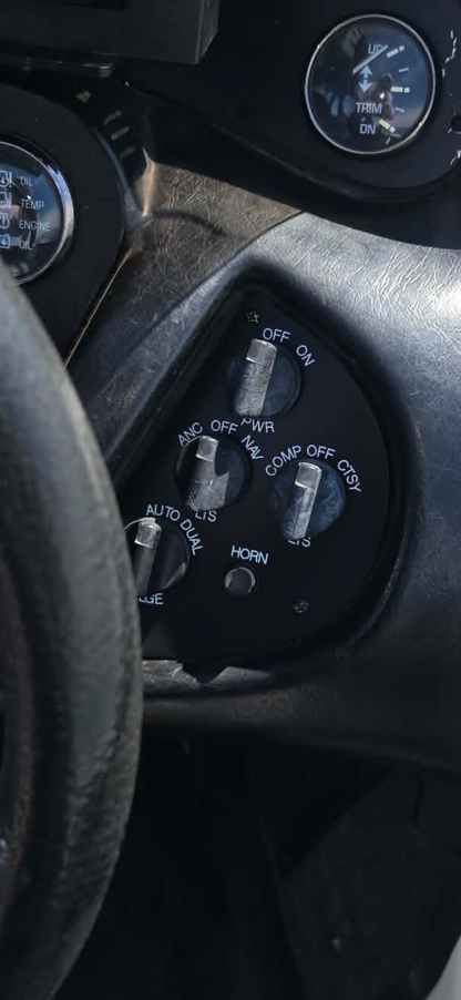 Stratos 201 (& similar) Rotary Switch Panel Set