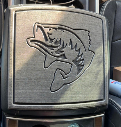 2019-2026 DODGE RAM RUGGED FOAM FULL CONSOLE TOPPER (Black/Red Bass)
