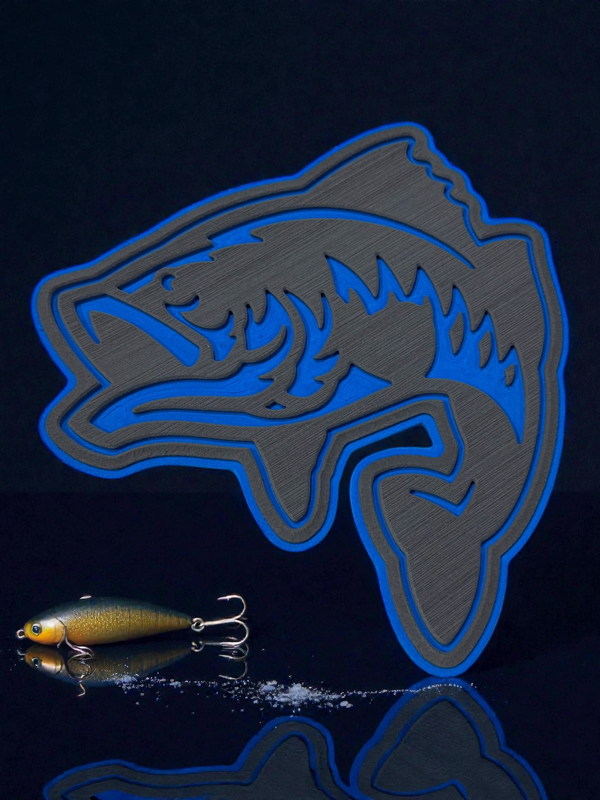 12”x12” XtremeMarine Foam Bass Decal