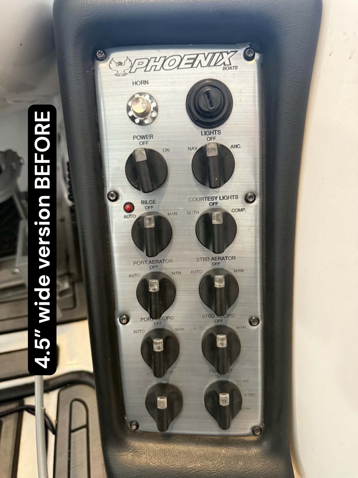 Phoenix engraved switch panel
