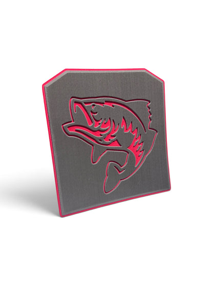 2022-2026 FORD F250/350 FULL CONSOLE RUGGED FOAM TOPPER (Grey/Red Bass)