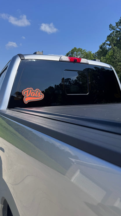 "Vols" 3D Script Decal