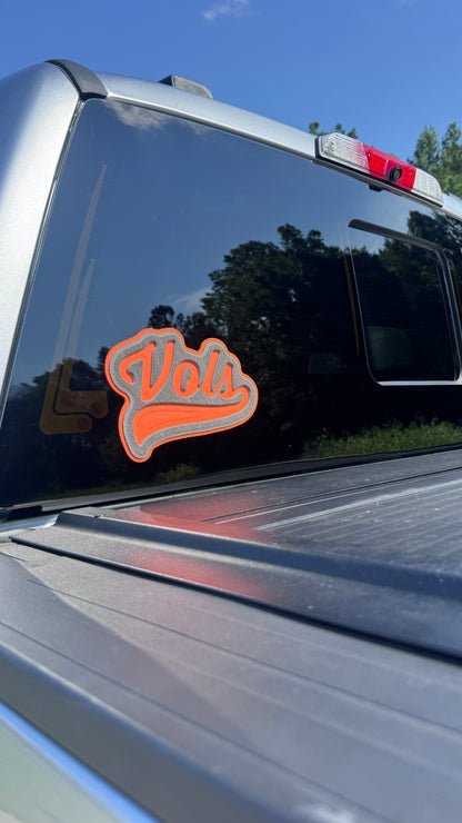"Vols" 3D Script Decal